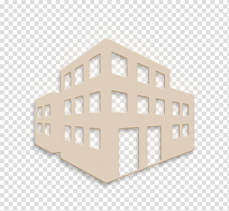 Block icon buildings icon 3D buildings icon, Property, House, Beige, Architecture, Real Estate, Home, Facade transparent background PNG clipart