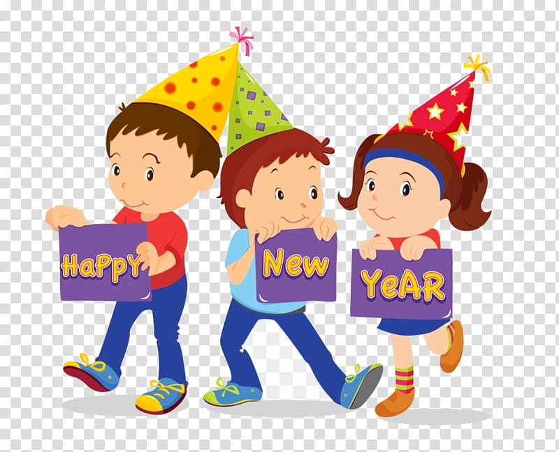 Happy New Year Hat, New Years Resolution, Party, Child, Birthday
, Party Hat, Cartoon, Sharing transparent background PNG clipart