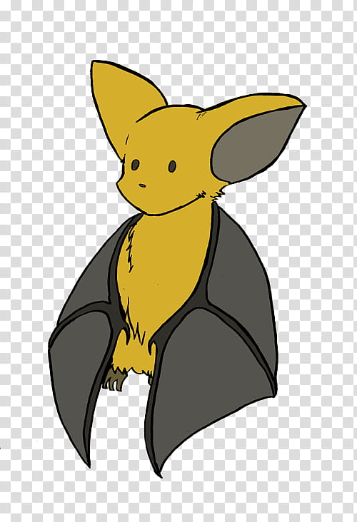 Bat, Dog, Character, Batm, Yellow, Cartoon, Animation, Ear transparent background PNG clipart
