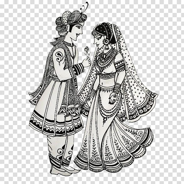 Wedding Invitation Design, Mehndi, Bride, Bridegroom, Drawing, Wedding Dress, Doodle, Victorian Fashion transparent background PNG clipart