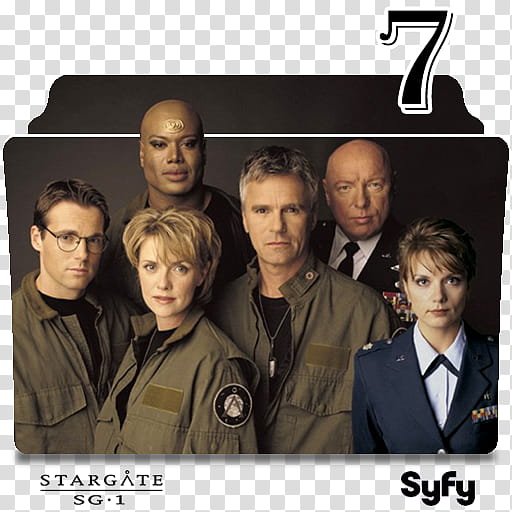 Stargate SG  series and season folder icons, Stargate SG- S ( transparent background PNG clipart