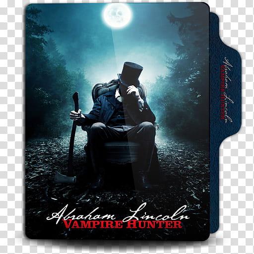 Abraham Lincoln Vampire Hunter  Folder Icon, Abraham Lincoln Vampire Hunter  transparent background PNG clipart