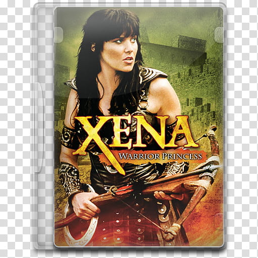 TV Show Icon , Xena, Warrior Princess, Xena DVD caswe transparent background PNG clipart