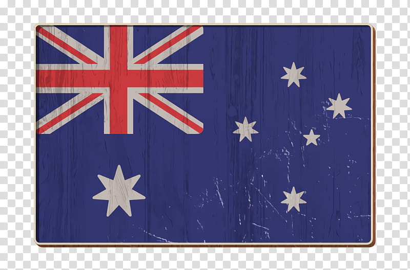 International flags icon Australia icon, Electric Blue transparent background PNG clipart