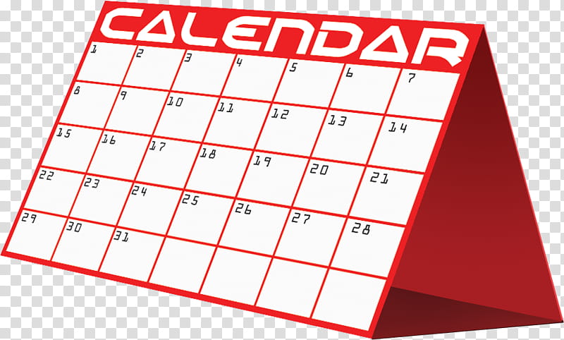 calendar, red and white Calendar transparent background PNG clipart