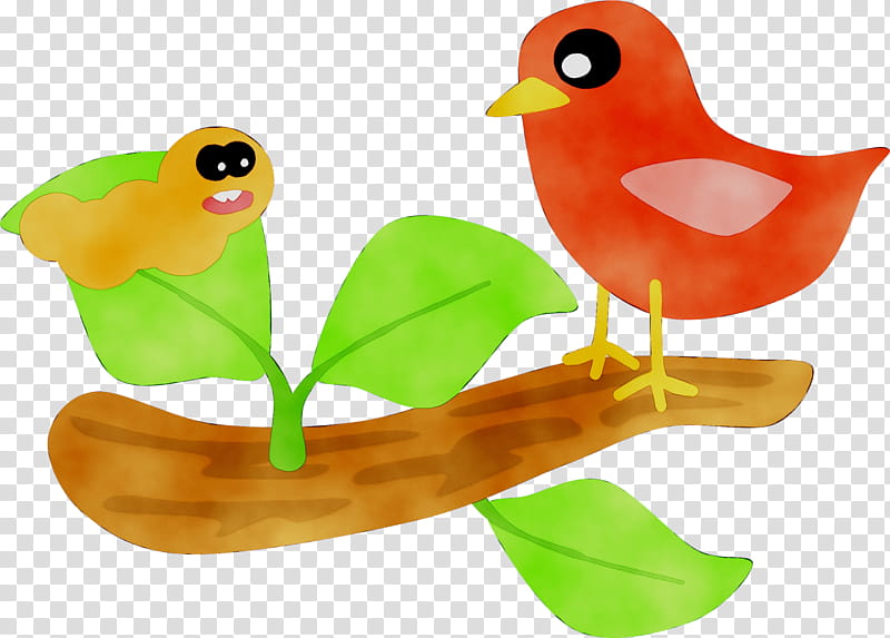 Tweety Bird, Worm, Cartoon, Drawing, Food Chain, Animal Figure, Plant, Perching Bird transparent background PNG clipart
