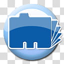 Powder Blue, blue folder icon transparent background PNG clipart