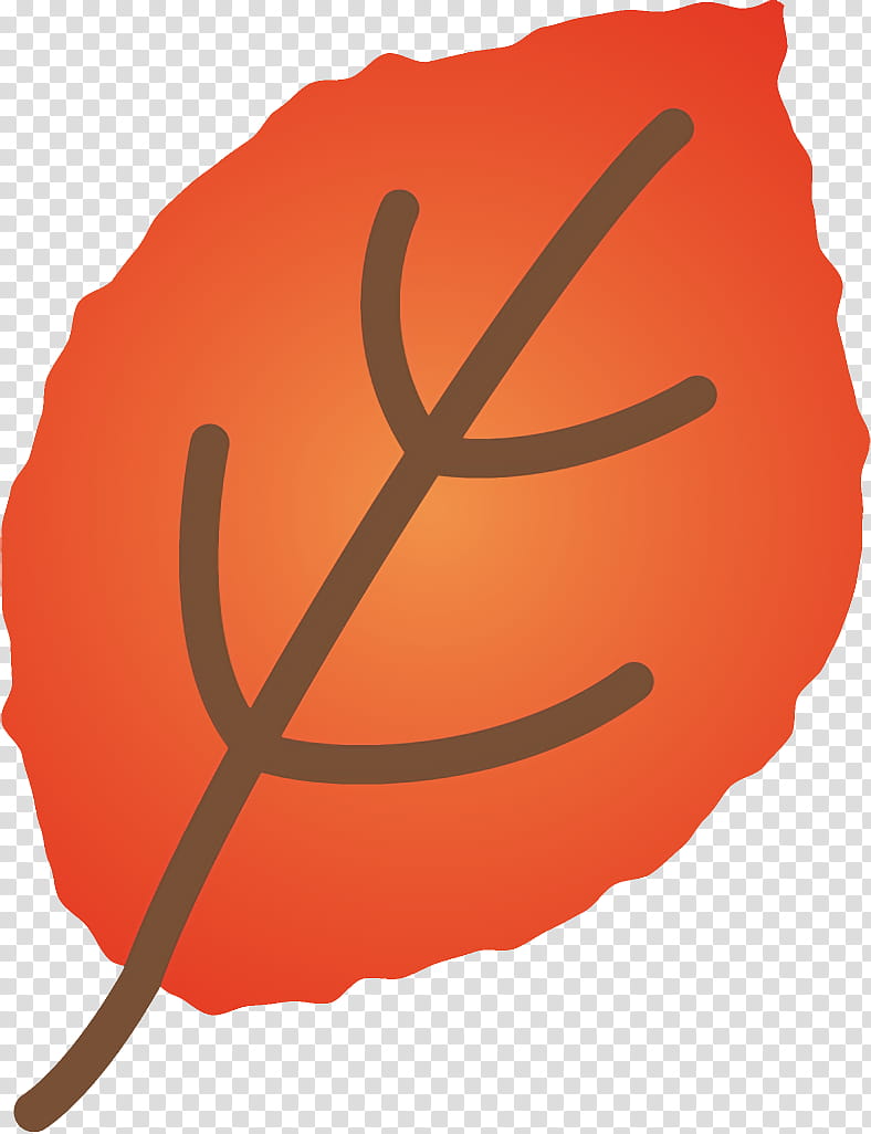 Orange, Cute Autumn Leaf, Fall Leaf, Cartoon Leaf transparent background PNG clipart