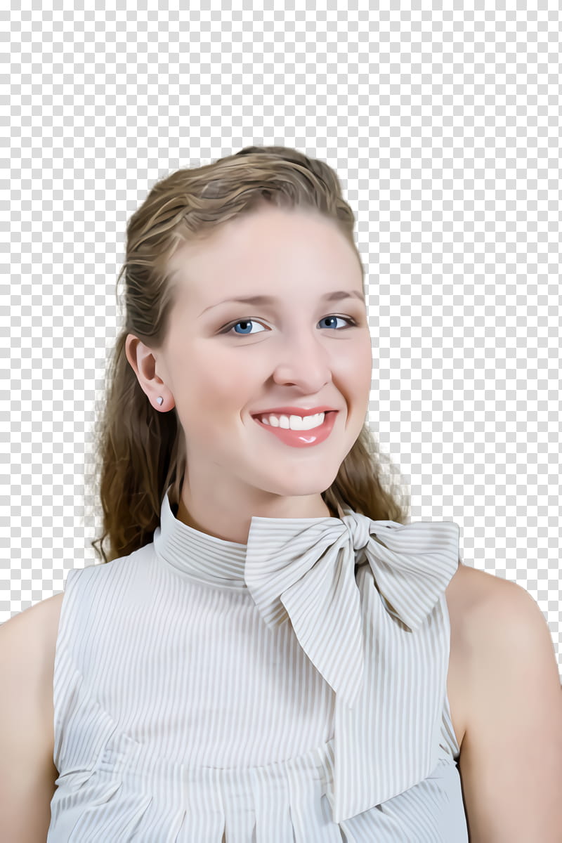 Bow tie, Hair, Skin, Neck, Collar, Hairstyle, Chin, Blond transparent background PNG clipart