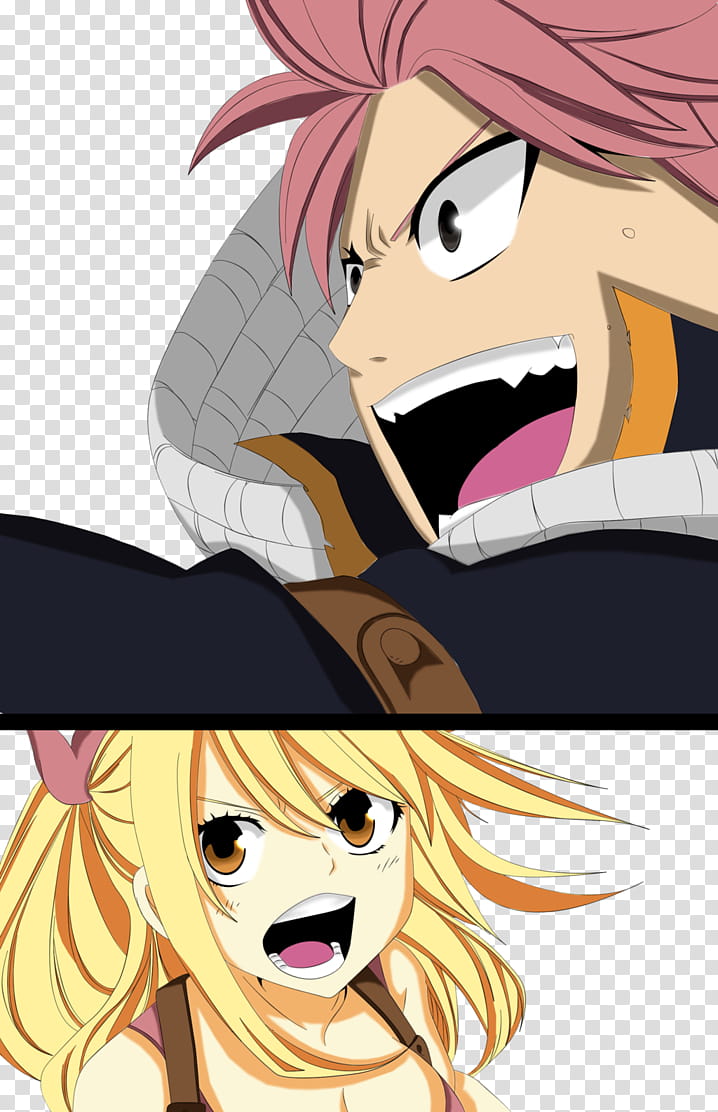 Natsu and Lucy Chapter  transparent background PNG clipart