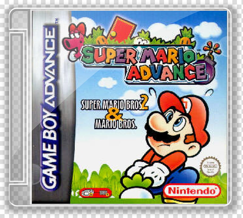 Super Mario Jewel Case, Super Mario Advance transparent background PNG clipart