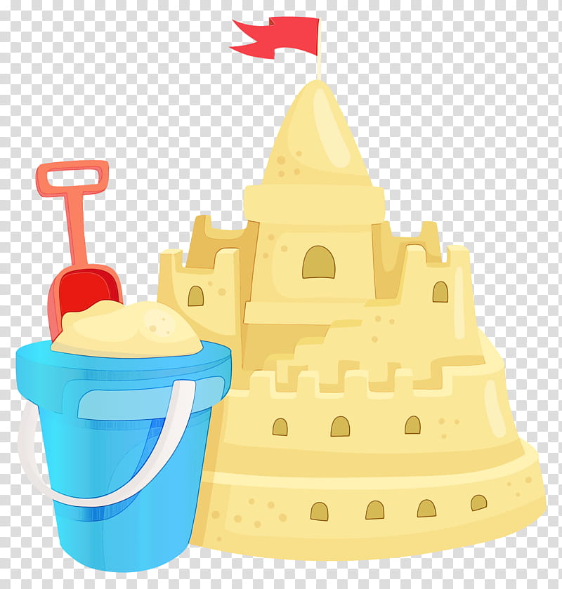 Castle, Watercolor, Paint, Wet Ink, Sand Art And Play, Beach, Drawing, Playset transparent background PNG clipart