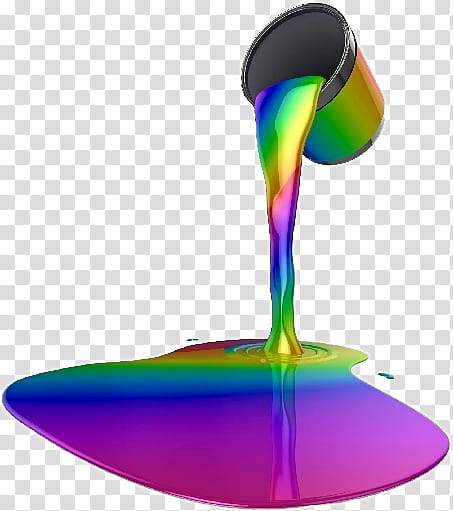 Rad , spilled rainbow paint illustration transparent background PNG clipart