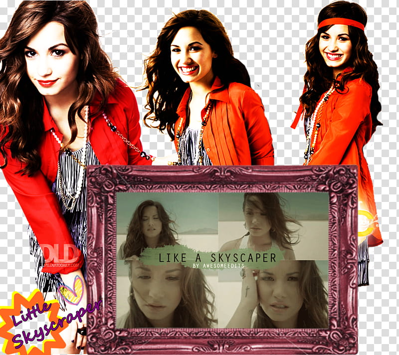 Demi Lovato Skycraper Cuadro transparent background PNG clipart