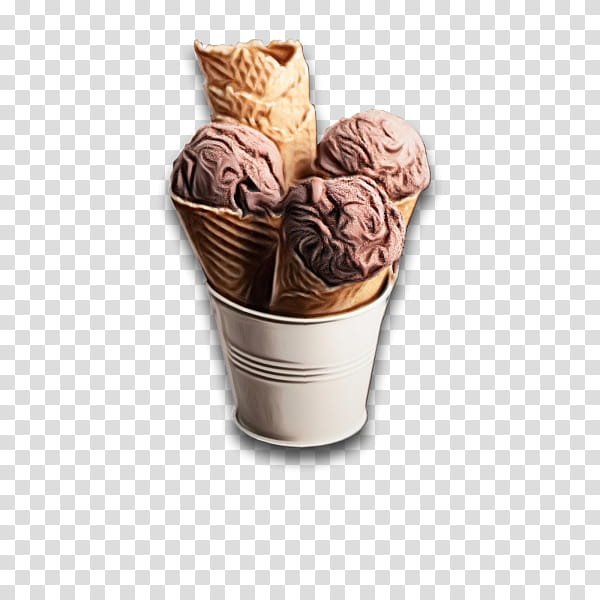 Ice Cream Cone, Chocolate Ice Cream, Ice Cream Cones, Milk, Vanilla Ice Cream, Flavor, Caramel, White transparent background PNG clipart