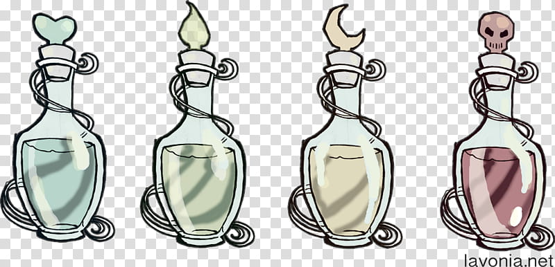 Magical Potions, potion bottles illustration transparent background PNG clipart
