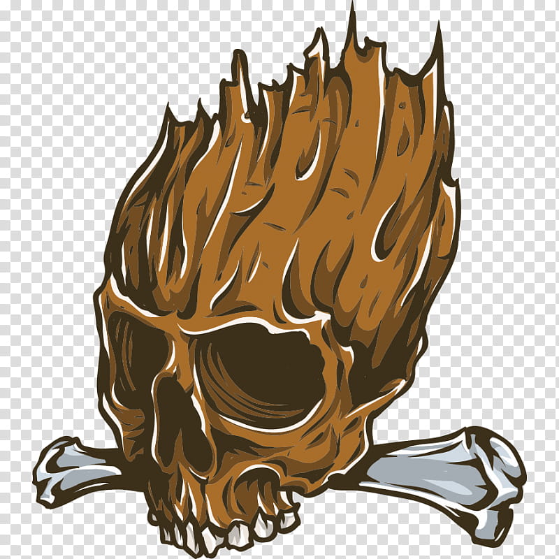 Skull, Flame, Bone, Advertising, Poster, Creative Work, Personal Protective Equipment, Helmet transparent background PNG clipart