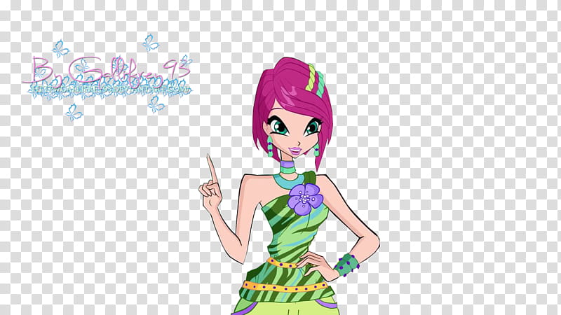 Winx Club Tecna Fairy Jungle  season transparent background PNG clipart