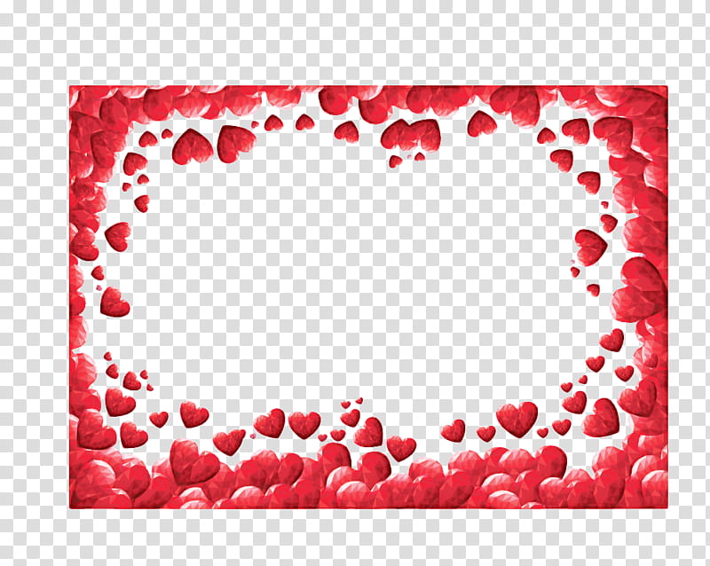 Valentines Day Frame, Frames, Rectangle, Point, Heart, Redm, Pink, Petal transparent background PNG clipart