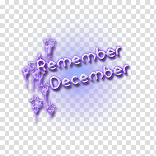 Super de recursos, Remember December illustration text transparent background PNG clipart