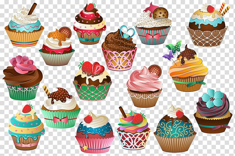 Frozen Food, Cupcake, American Muffins, Delicious Cupcakes, Drawing, Cute Cupcakes, Baking Cup, Dessert transparent background PNG clipart