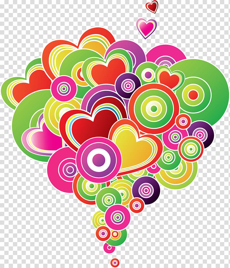 Friendship Day Love, Hippie, Sticker, Heart, Circle, Flower, Petal, Fruit transparent background PNG clipart