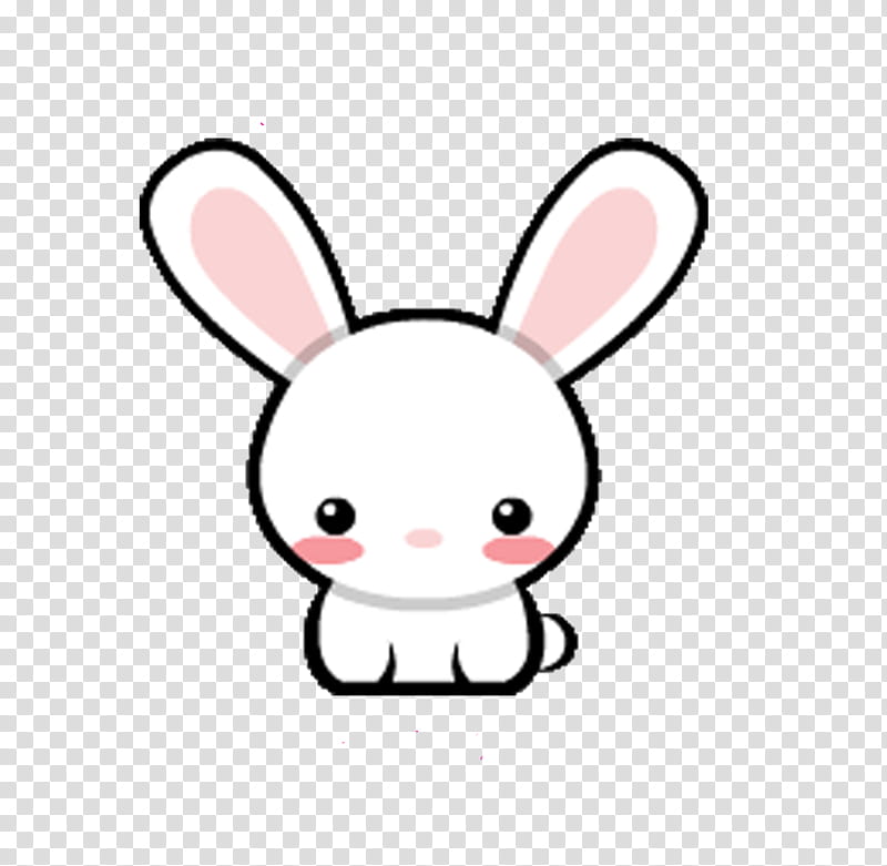 white rabbit illustration transparent background PNG clipart