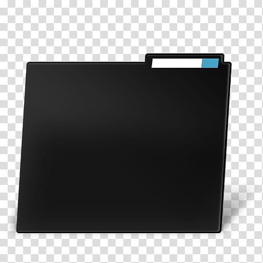 Dock Folder Icons, BlackBack, black folder transparent background PNG clipart
