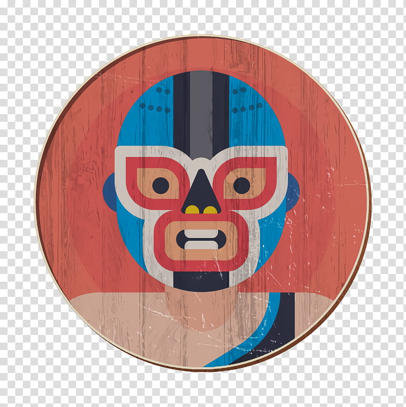 fighter icon luchador icon man icon, Plate, Fictional Character, Tableware transparent background PNG clipart