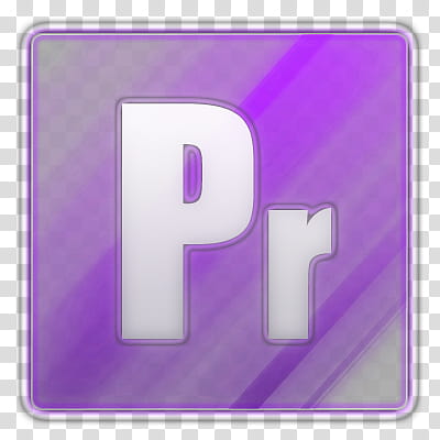 Adobe CS Custom Design Icons, Pr Ashen transparent background PNG clipart