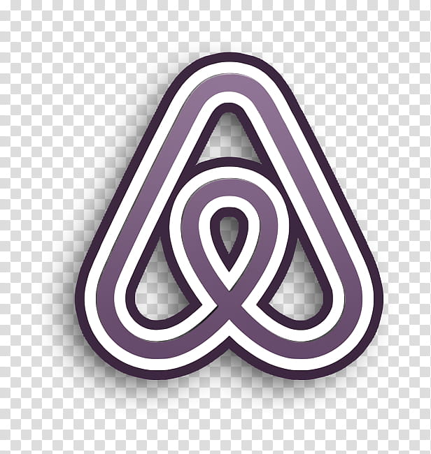 airbnb icon, Logo, Symbol transparent background PNG clipart