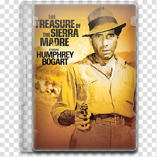 Movie Icon Mega , The Treasure of the Sierra Madre, The Treasure of The Sierra Madre movie cover transparent background PNG clipart
