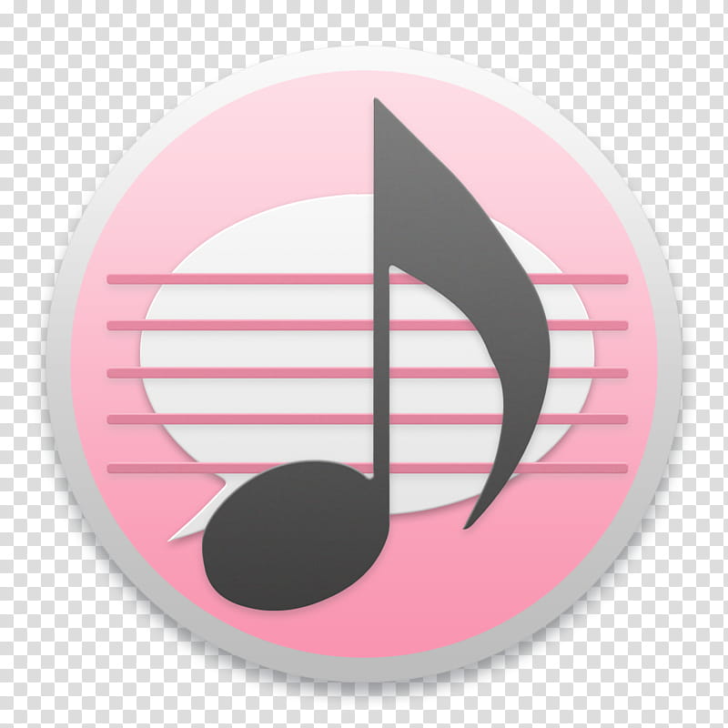 OS X Yosemite UTAU Synth Icon, utauicon, black music note illustration transparent background PNG clipart