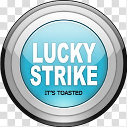 Lucky Strike Dock Icons, UltraLights x transparent background PNG clipart