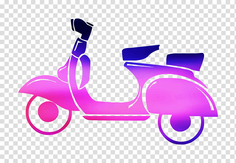 Scooter Pink, Vespa, Logo, Motorcycle, Drawing, Vespa PX, Violet, Purple transparent background PNG clipart
