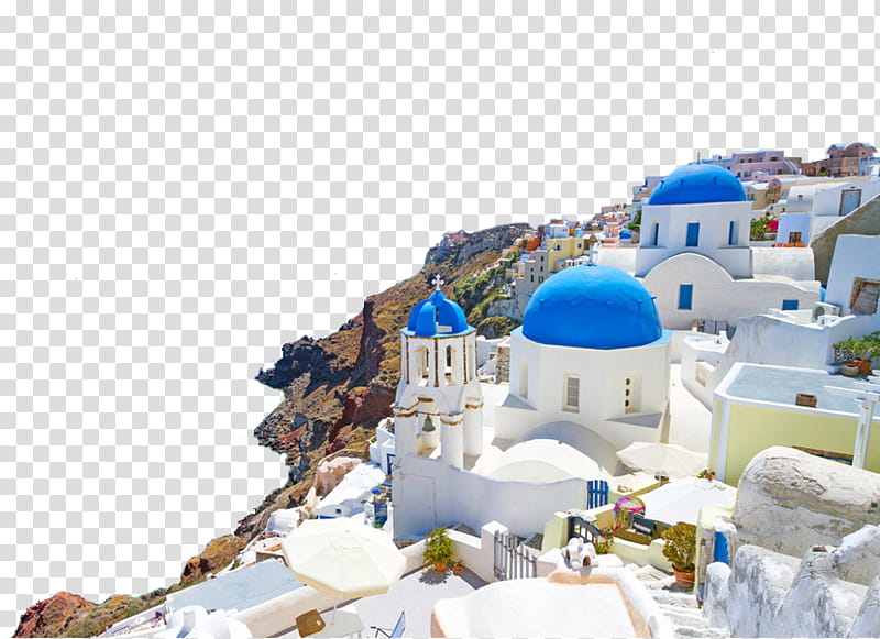 Greece Building , aerial view of concrete dome building during daytime transparent background PNG clipart