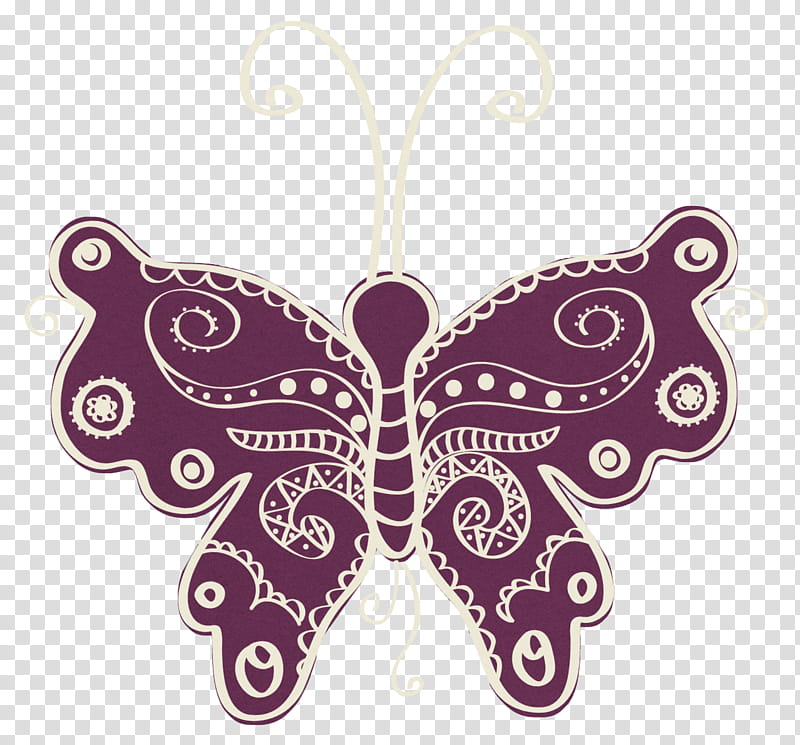 Elements , purple and white butterfly illustration transparent background PNG clipart