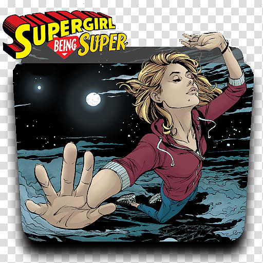 DC Rebirth MEGA FINAL Icon v, Supergirl-Being-Super-v., Supergirl transparent background PNG clipart