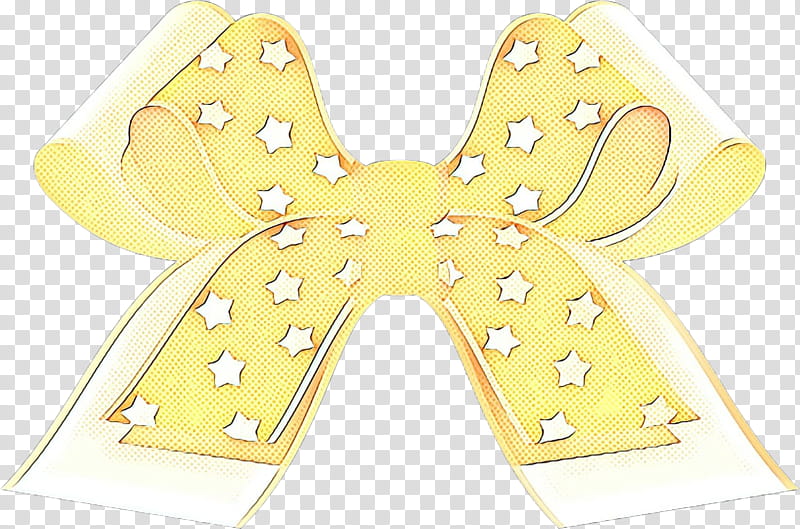 Ribbon Bow Ribbon, Yellow, Body Jewellery, M Butterfly, Bow Tie transparent background PNG clipart