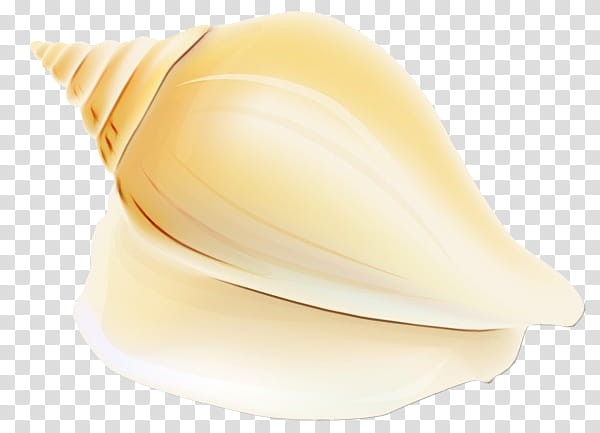 shankha conch shell beige, Watercolor, Paint, Wet Ink transparent background PNG clipart