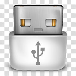 Mac USB Icons, usb, gray USB icon transparent background PNG clipart