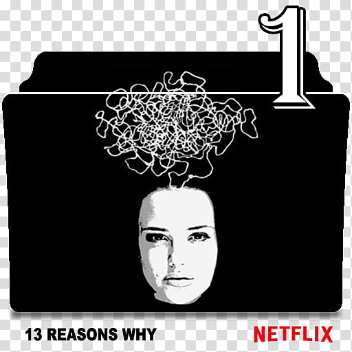 Reasons Why series and season folder icons,  Reasons Why S ( transparent background PNG clipart