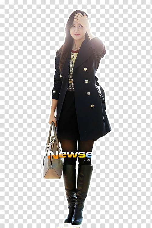 Yuri in Airport for Burberry Events  transparent background PNG clipart