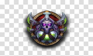 World Of Warcraft Dock Icons Rogue Purple And Gray Skull Transparent Background Png Clipart Hiclipart