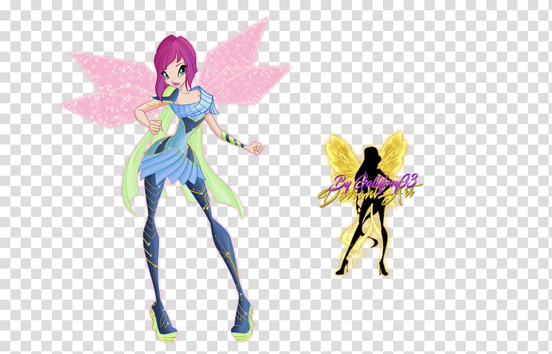 Winx Club Tecna Power Bloomix transparent background PNG clipart