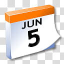 WinXP ICal, June  calendar art transparent background PNG clipart
