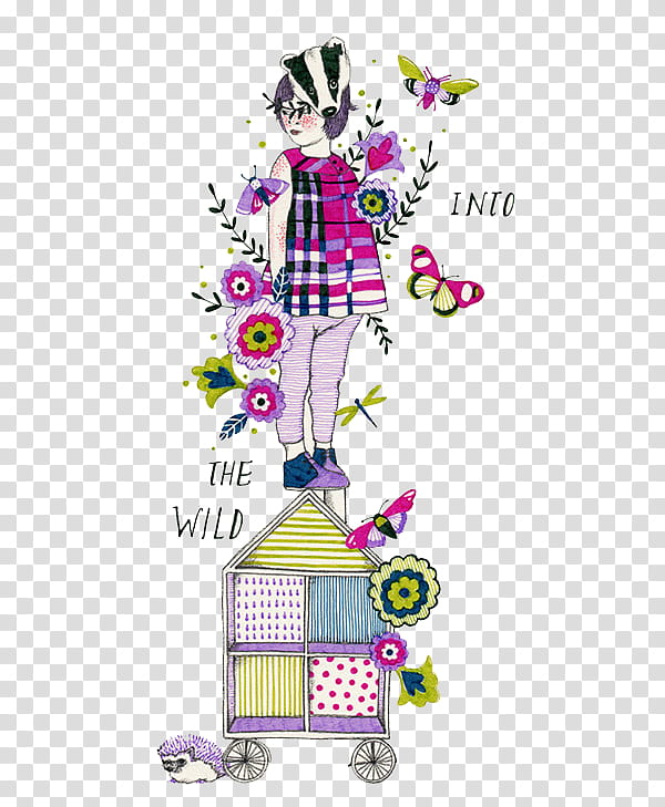 art , girl standing on house graphics transparent background PNG clipart