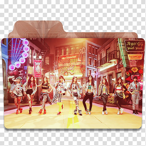 Girls Generation SNSD I Got A Boy Folder , -.Group transparent background PNG clipart