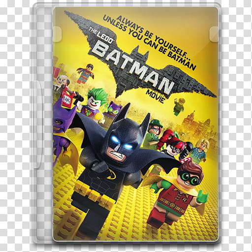 Movie Icon , The LEGO Batman Movie, The LEGO Batman Movie DVD case transparent background PNG clipart