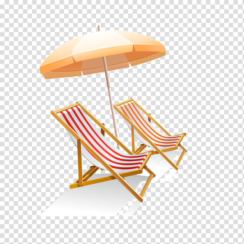 Beach, Umbrella, Chair, Orange, Table, Furniture, Line, Angle transparent background PNG clipart